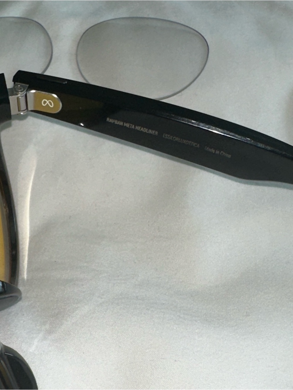 RayBan P Meta Headliner Gen 1 with pair of aftermarket replacement lenses. - Picture 11 of 13